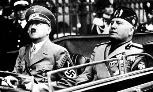 Hitler y Mussolini