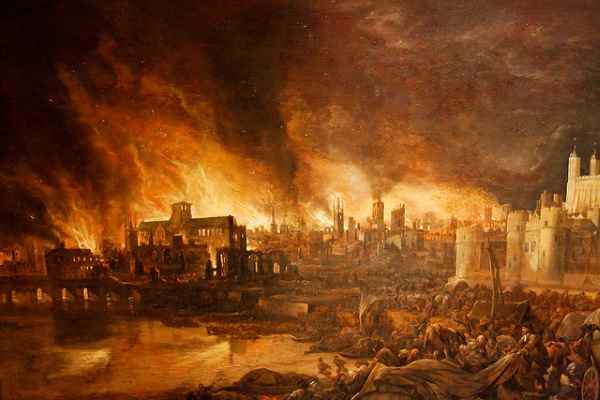 Resultado de imagen para Fotos de el incendio del Palacio de Westminster