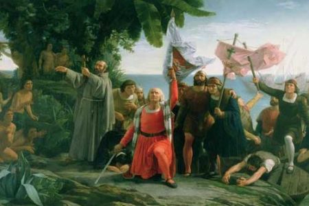 El primer viaje de Cristóbal Colón