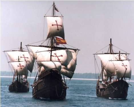 Las tres carabelas de Cristóbal Colón